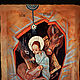 Icono de madera ' Navidad de Cristo'. Icons. ikon-art. Ярмарка Мастеров.  Фото №4