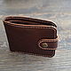 Leather wallet men's, Purse, Moscow,  Фото №1