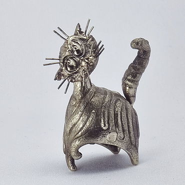 Колокольчик "Кот Барсик" (бронза). Золото Гуру. Подарки и сувениры ручной работы - Ярмарка Мастеров Подарки и сувениры ручной работы. Ярмарка Мастеров - ручная работа Колокольчик "Кот Барсик" (бронза). Handmade.