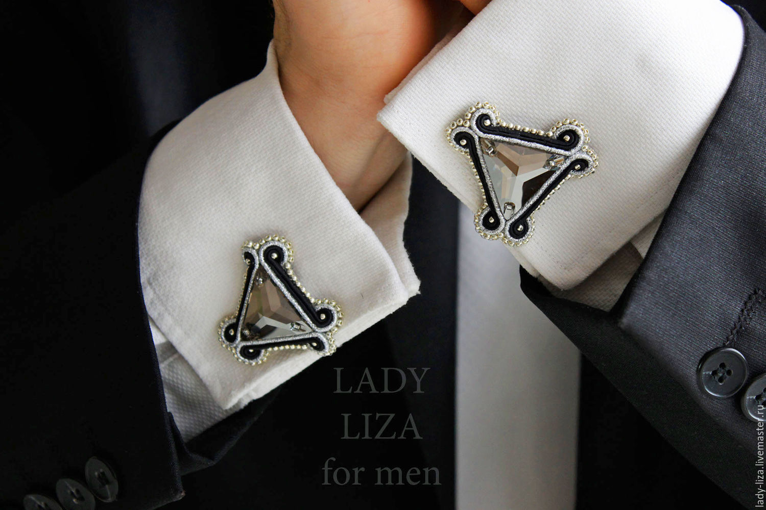 Cufflinks for men. Eduard Option 2. Jewelry for men shop online on