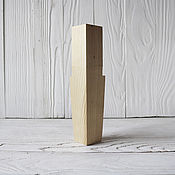 Деревянная конусная ножка Н300 для мебели (мебельная опора)