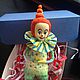 Новогодняя игрушка "Клоун". Куклы и пупсы. Инна (IAUsataya). Интернет-магазин Ярмарка Мастеров.  Фото №2