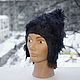 A helmet or hat felted Ugolek warm cap hat wool. Caps. Felt Hats Shop. Online shopping on My Livemaster.  Фото №2