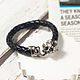Order Bracelet 'Amur tiger' Nickel silver. Belogor.store (belogorstore). Livemaster. . Braided bracelet Фото №3