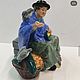 Винтаж: Статуэтка  Бабушка с голубями Royal Doulton Англия фарфор. Статуэтки винтажные. артподарки. Интернет-магазин Ярмарка Мастеров.  Фото №2