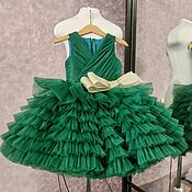 Пудровое нарядное платье для девочки с кружевом. Платье Минни Маус