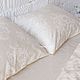 Ivory bedding. Ivory linen duvet cover set. Cotton satin bedding, Pillowcases, Moscow,  Фото №1