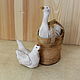 interior doll: Goose in a basket. Interior doll. Galina Skorobogatova. My Livemaster. Фото №4