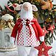 Textile toy New Year's lamb, Tilda Toys, Izhevsk,  Фото №1