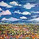 Multicolor joy(oil,50h70), Pictures, Moscow,  Фото №1