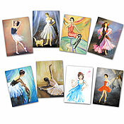 Открытки handmade. Livemaster - original item Ballet Postcards set of 8 pieces Ballerinas. Handmade.