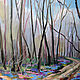 Pintura al óleo Primavera en el bosque. Pictures. Dubinina Ksenya. Ярмарка Мастеров.  Фото №5