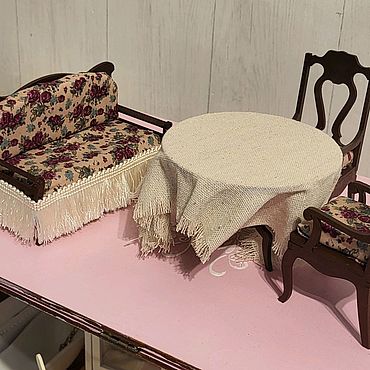 Куклы и игрушки ручной работы. Ярмарка Мастеров - ручная работа Набор мебели 1 к 12. Handmade.