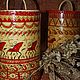 Order Box of birch bark 'Warm gold'. Mezen painting. Russian Folk Painting. Livemaster. . Jars Фото №3