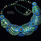 Necklace Combination Orange Gray (401) designer jewelry. Necklace. Svetlana Parenkova (parenkova). My Livemaster. Фото №10