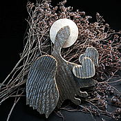 Сувениры и подарки handmade. Livemaster - original item Souvenirs with wishes: an angel giving a heart. Handmade.