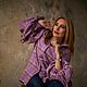 Royal Lavender Shirt'. Blouses. Alexandra Maiskaya. My Livemaster. Фото №4