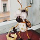 Жучок Лесовичок, арт. № 025. Мягкие игрушки. Ангел Мой, Марина Капралова (angelmy). Интернет-магазин Ярмарка Мастеров.  Фото №2