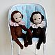 Order Sewing kit Teddy monkey + monkey pattern. Lena Novikova. Livemaster. . Materials for dolls and toys Фото №3