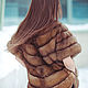 Жилет из соболя. Шубы. Creative workshop 'Bagira'. Ярмарка Мастеров.  Фото №4
