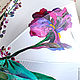 Paraguas pintado a mano ' iris y lupinos'. Umbrellas. UmbrellaFineArt. Ярмарка Мастеров.  Фото №4