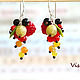 Order Earrings 'summer in the palm of your hand' (bug). VisNa. Livemaster. . Earrings Фото №3