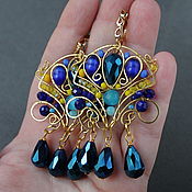 Украшения handmade. Livemaster - original item earrings Cleopatra. Handmade.