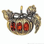 Украшения handmade. Livemaster - original item Pumpkin brooch autumn brooch for autumn. Handmade.