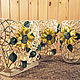 Order Wicker vase 'Sunflower'. Box. Height 25 cm. Elena Zaychenko - Lenzay Ceramics. Livemaster. . Vases Фото №3
