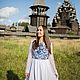 Платье в русском стиле "Мечта хрустальная". Платья. Одежда с русской душой 'Rus_dress' (dressalarusse). Интернет-магазин Ярмарка Мастеров.  Фото №2