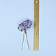Hairpins pink and purple polka dot flowers to choose from. Hairpin. PandaStudio (glossyfleur). My Livemaster. Фото №4
