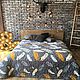 Quilted double-sided bedspread in loft style, Bedspreads, Yaroslavl,  Фото №1