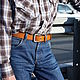 Men's leather belt ' Sunrise». Straps. CRAZY RHYTHM (TP handmade). My Livemaster. Фото №6