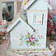 Чайный домик "Sweet shabby Teahouse", двойной + чай в подарок!. Домики. SharmGallery. Ярмарка Мастеров.  Фото №4