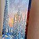 Зимний пейзаж с ёлками. Картины. Svetlana-samsonova-art. Ярмарка Мастеров.  Фото №4