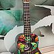 Укулеле "Хэлоуин" гавайская гитара. Укулеле (гавайская гитара). Guitar & Ukulele art Studio. Ярмарка Мастеров.  Фото №10