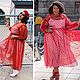 Платье в горошек (два в одном). Платья. Модный плюс-сайз (plussize-shop). Ярмарка Мастеров.  Фото №4