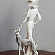 Винтаж: Прогулка с грейхаундом Giuseppe Armani Florence Capodimonte статуэтка. Статуэтки винтажные. Kunst Galerie. Ярмарка Мастеров.  Фото №5
