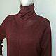 Платье "Винное" 100% меринос. Платья. Вера / Kirshvery_knit (kirshvery) (kirshvery). Ярмарка Мастеров.  Фото №4