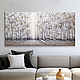 Large interior painting in gray tones Silver birch forest. Pictures. kartina-sochi. My Livemaster. Фото №6