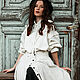 Белая блузка в викторианском стиле, с длинным рукавом, из хлопка. Блузки. Скромное обаяние (Александра). Ярмарка Мастеров.  Фото №5