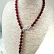 Garnet and chalcedony necklace. Necklace. Magical Beauty Gems. My Livemaster. Фото №5