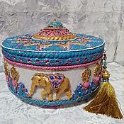 Для дома и интерьера handmade. Livemaster - original item Oriental jewelry box 