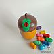 Order Material de conteo-Bellota Totoro y 10 setas de colores. Very big ears (verybigears). Livemaster. . Puzzle Фото №3