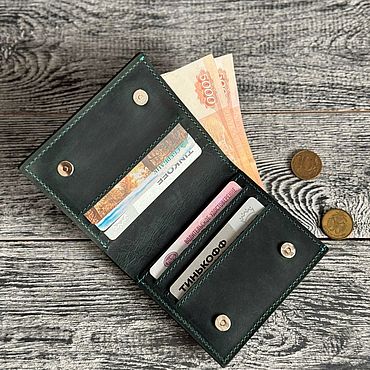 Сумки ручной работы. Ярмарка Мастеров - ручная работа Кошелёк из натуральной кожи, ручной работы. Handmade.