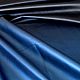 Натуральная кожа Черная с переходом в синий металлик 0,5 мм, Кожа, Анкара,  Фото №1
