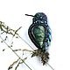 Brooch Hummingbird in green, Brooches, Tver,  Фото №1