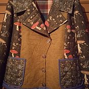 Одежда handmade. Livemaster - original item Quilted Fly Agaric Jacket. Handmade.