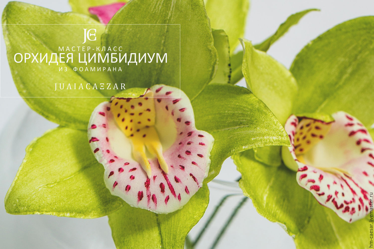 мастер класс по фоамирану орхидея