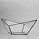 The Floriana. Geometric Floriana Boat. Glass. candle holder, Pots1, St. Petersburg,  Фото №1